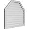 Ekena Millwork Octagonal Top Surface Mount PVC Gable Vent w/ 2"W x 1-1/2"P Brickmould Frame, 38"W x 34"H GVPOT38X3402SF - alternate 3